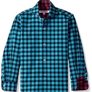 Isaac Mizrahi NEW Multi Plaid Boy's Size 7